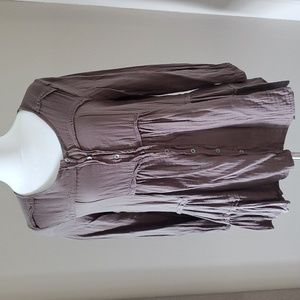 Noelle Tiered Shirt in Coco